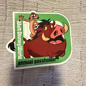Walt Disney World Passholder Magnet